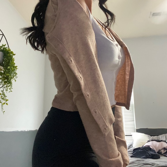 Zara tan sweater size large new with tags - Picture 3 of 6